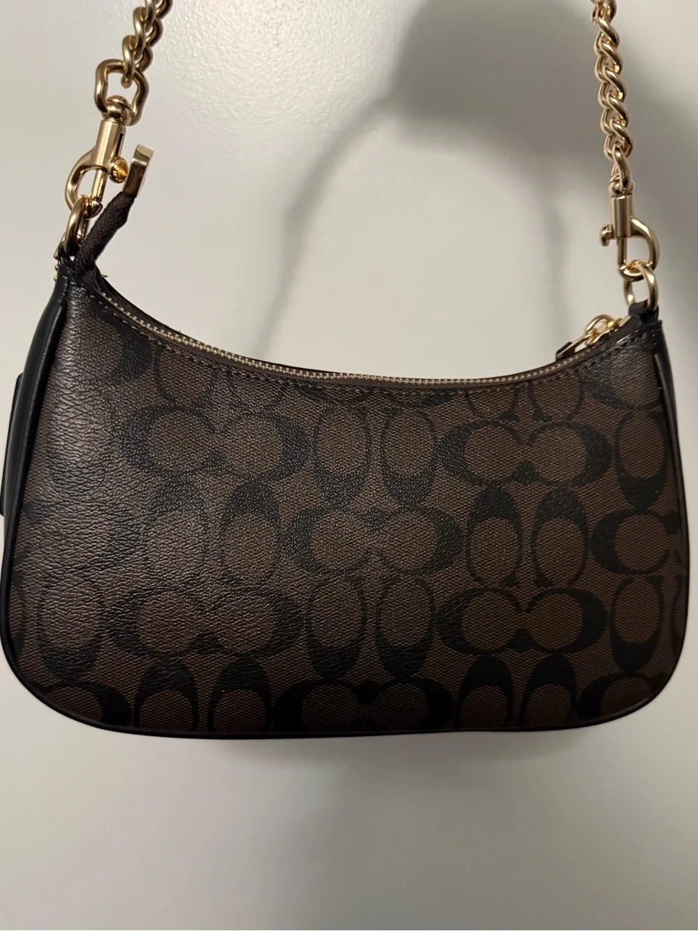 Coach gold walnut